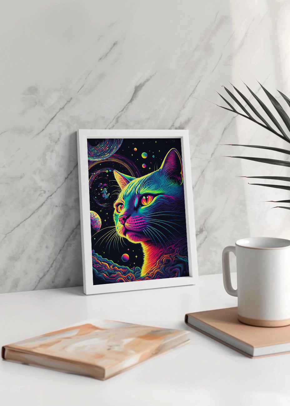 Cuadro Gato astral