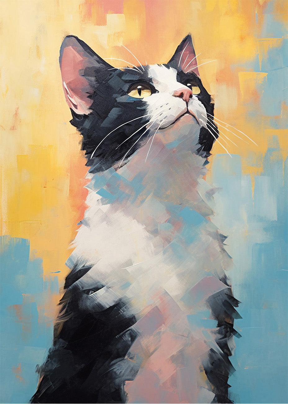 Cuadro Gato moderno