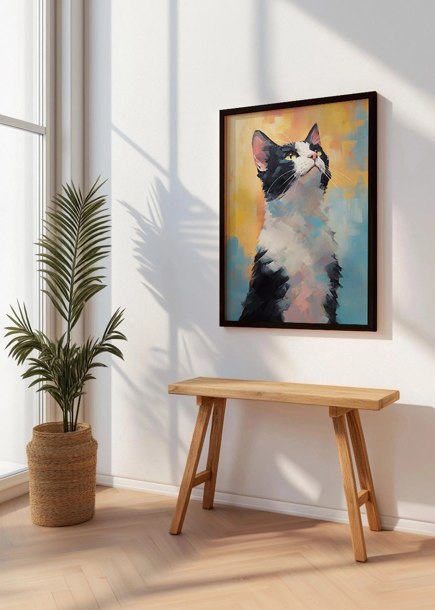 Cuadro Gato moderno