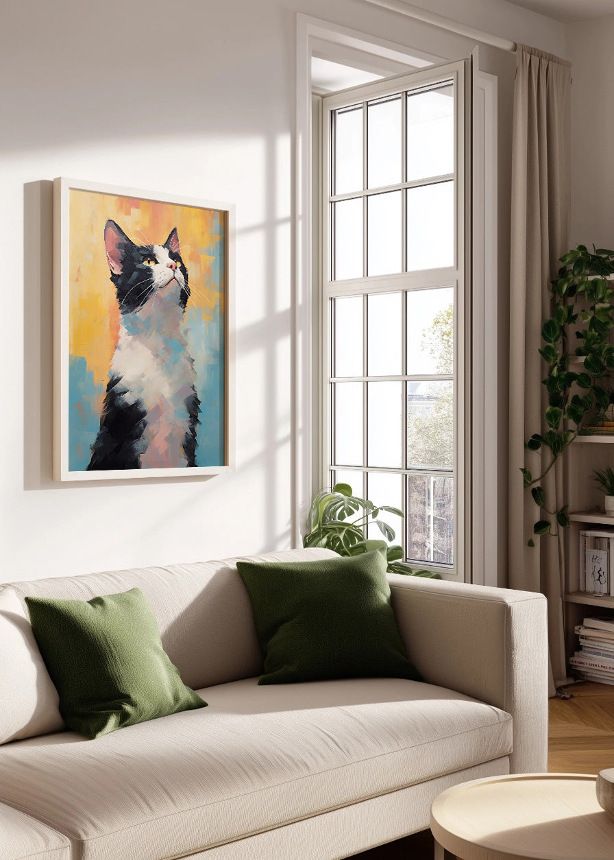 Cuadro Gato moderno