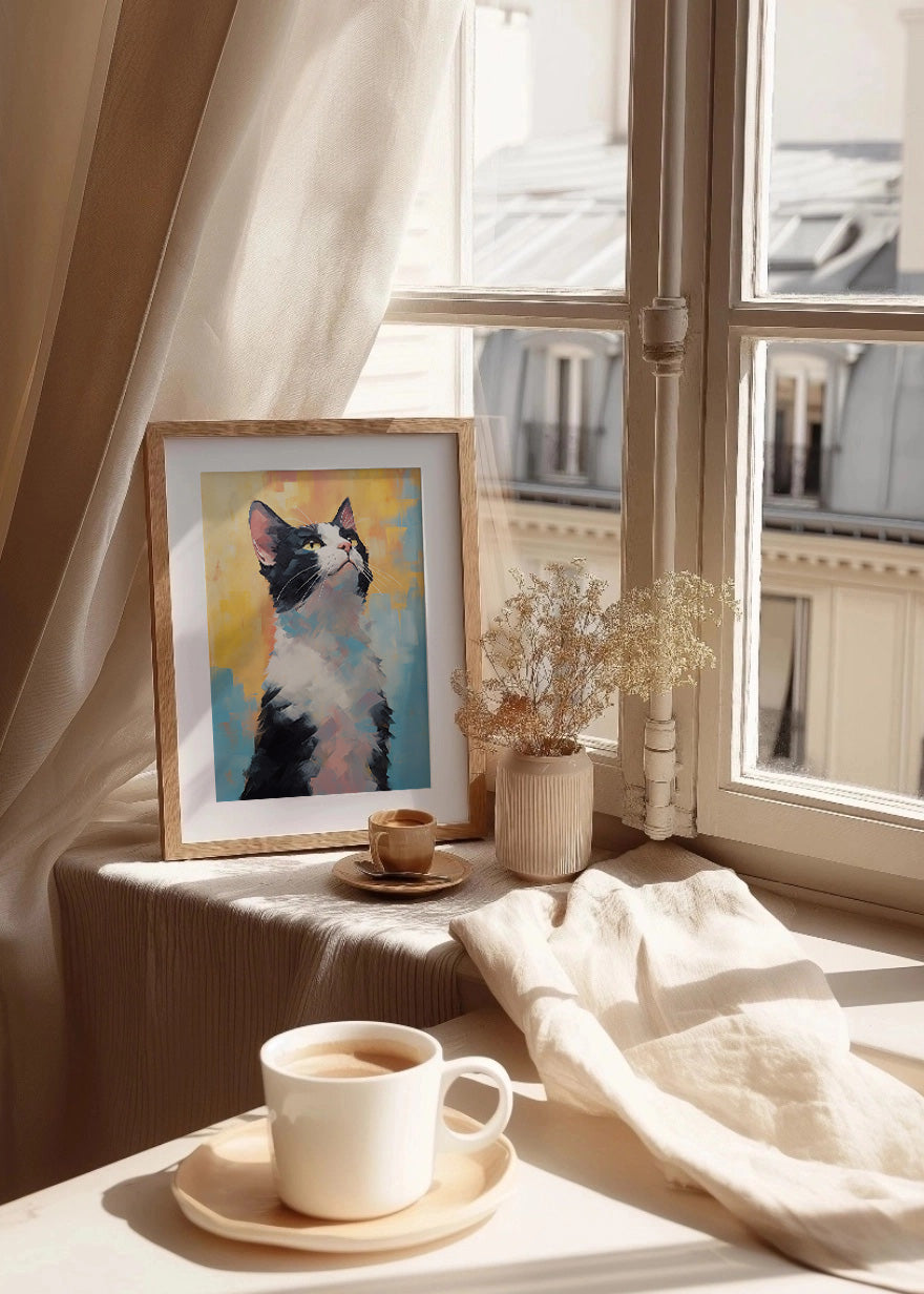 Cuadro Gato moderno