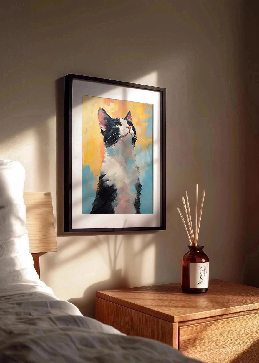 Cuadro Gato moderno