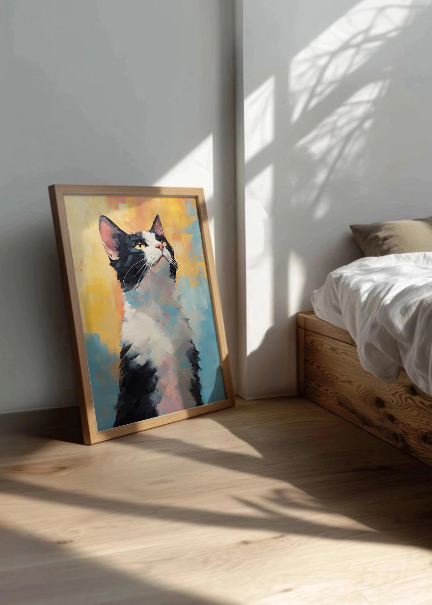 Cuadro Gato moderno