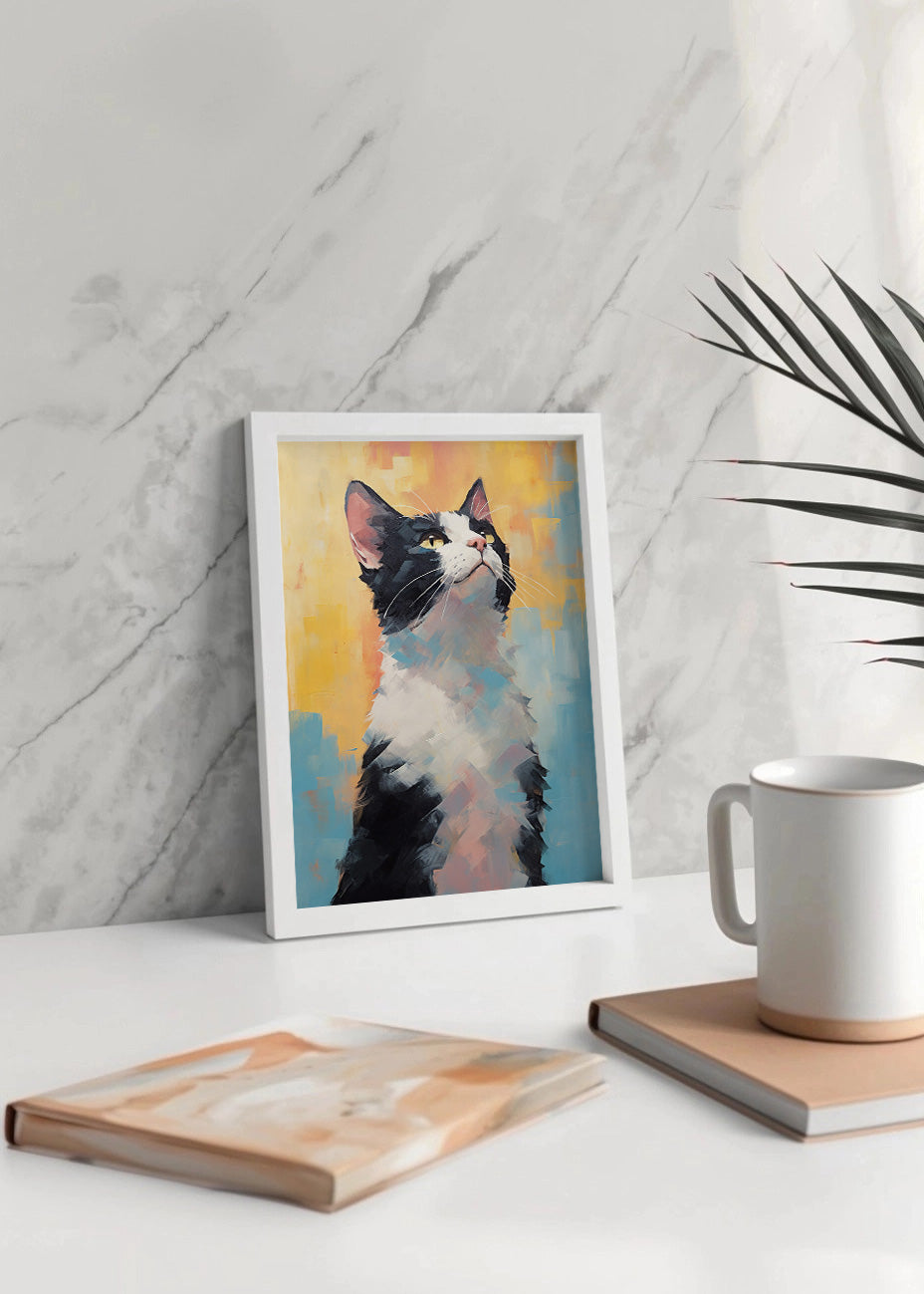 Cuadro Gato moderno