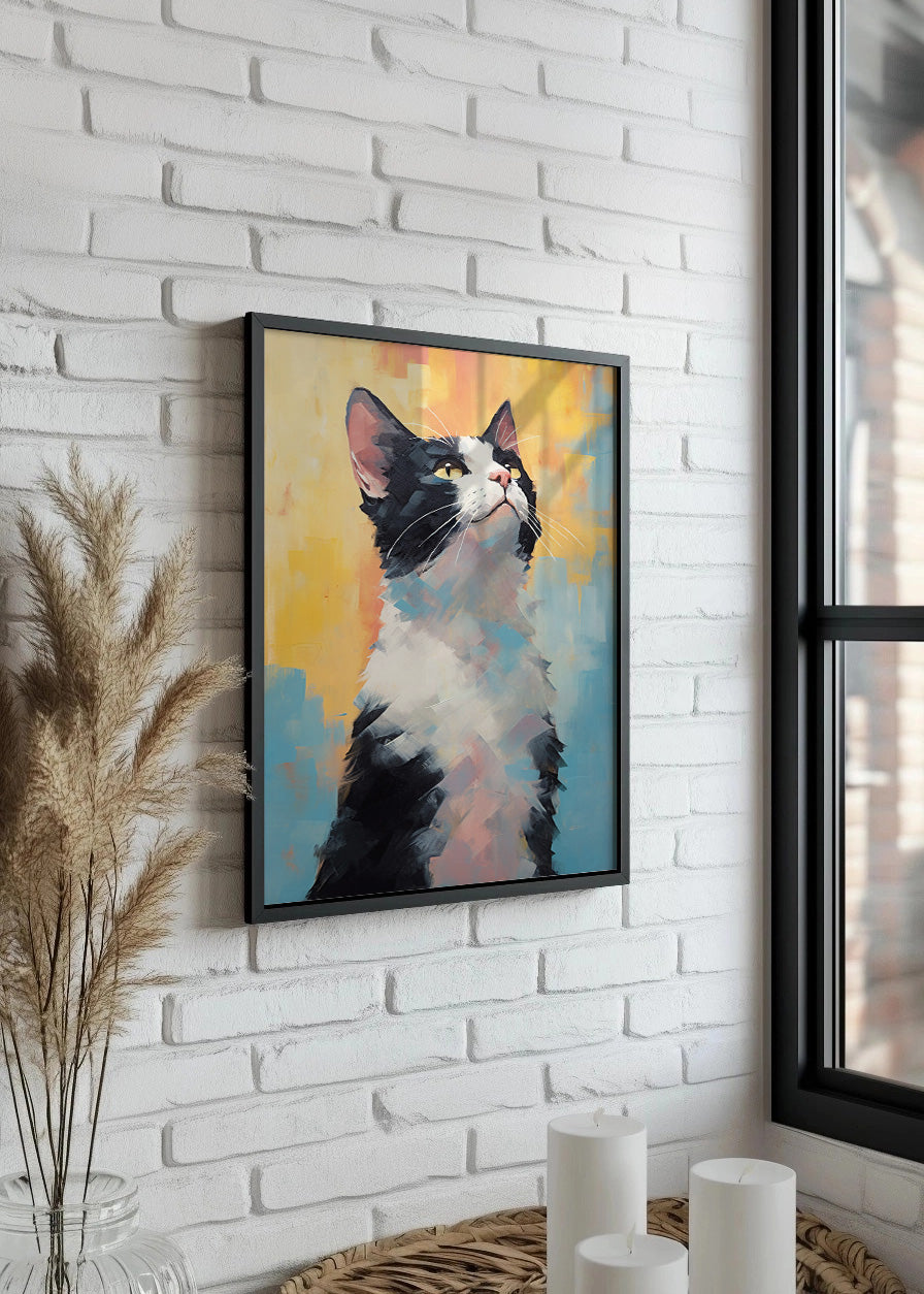 Cuadro Gato moderno