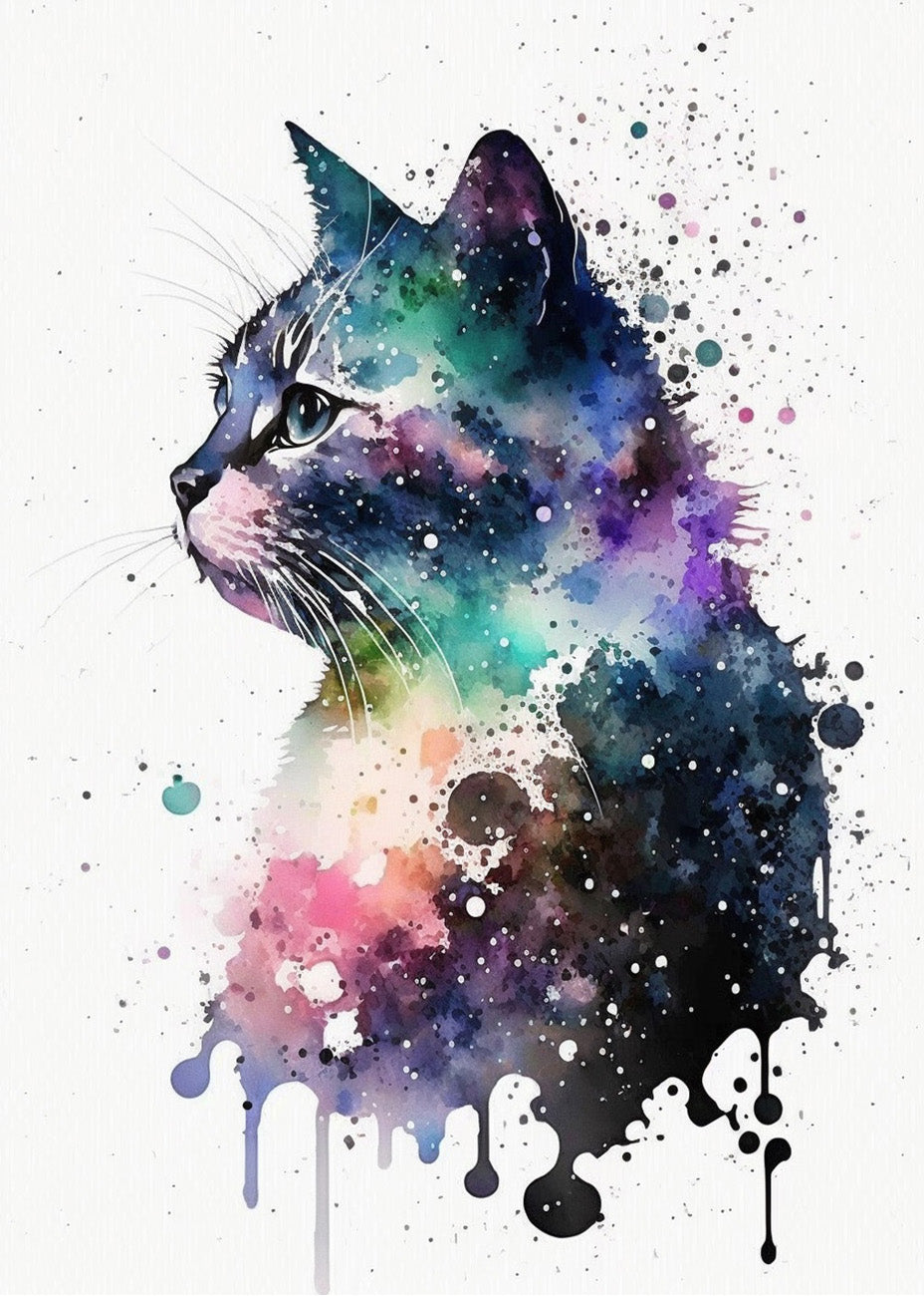 Cuadro Gato urbano