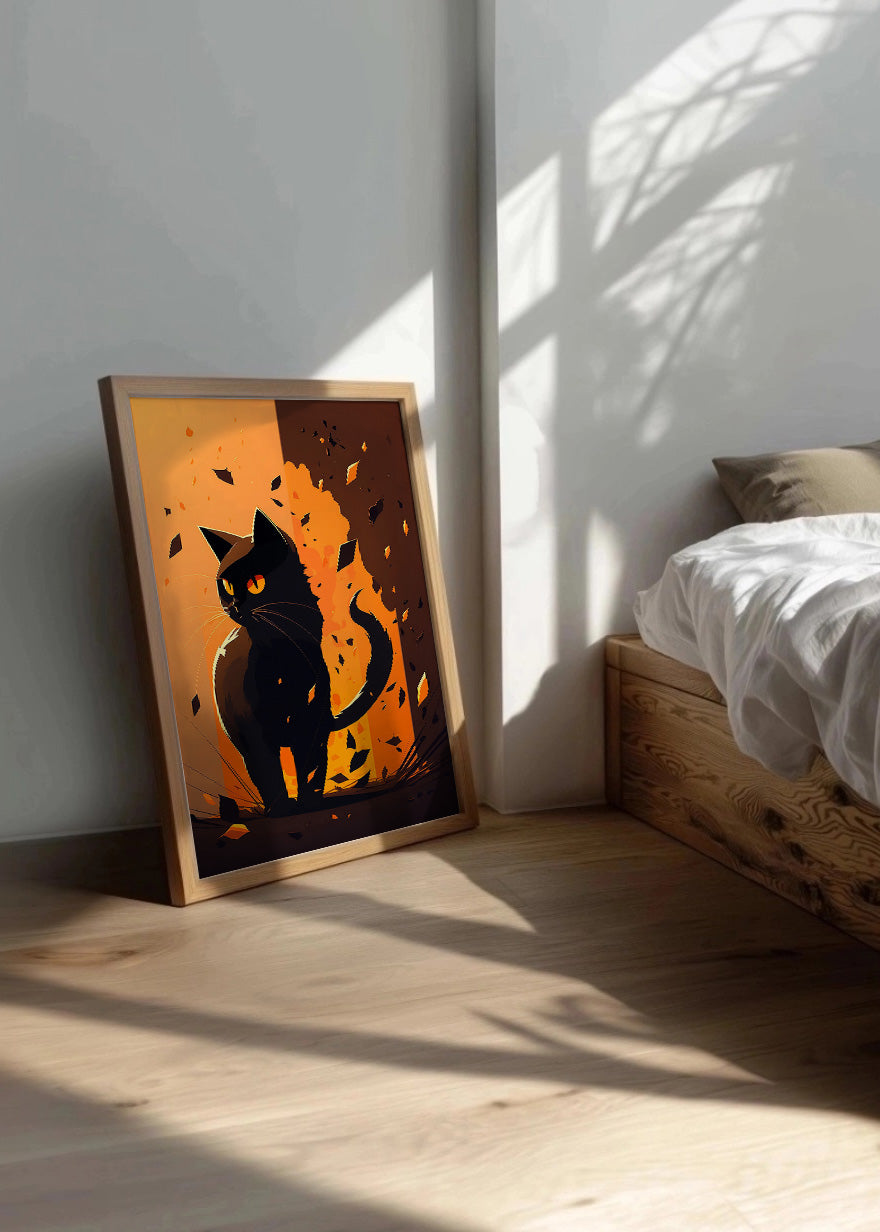 Cuadro Orange cat
