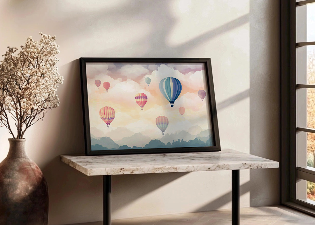 Cuadro Globos aerostáticos