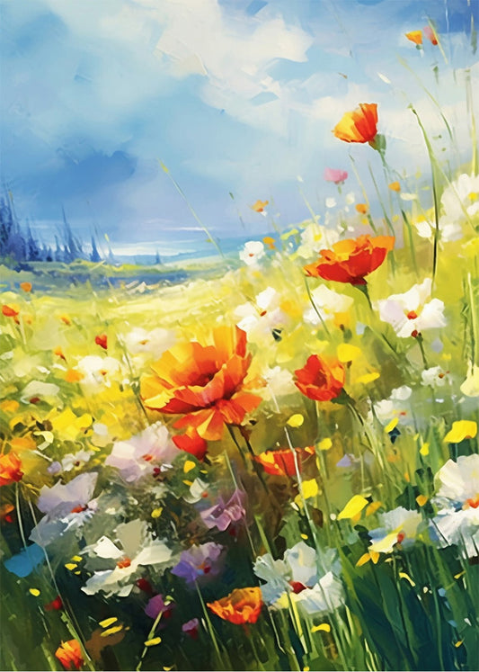 Cuadro Jardín de flores