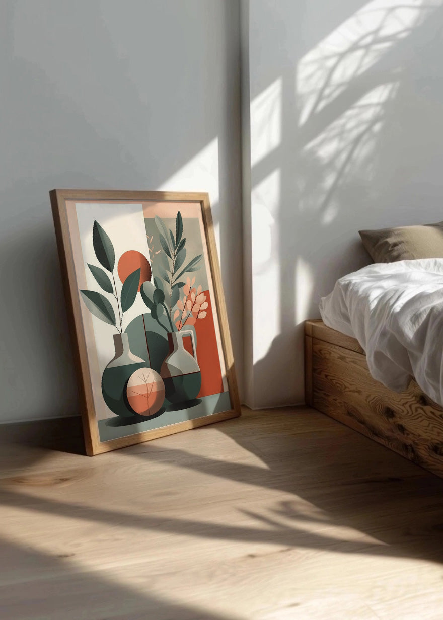 Cuadro Jarrones minimalistas