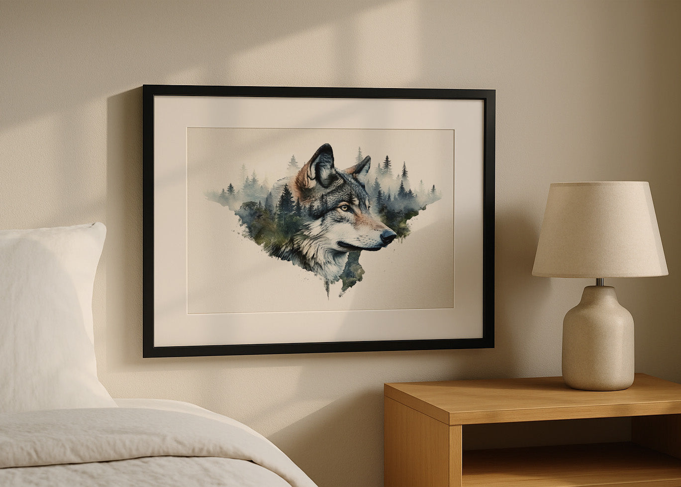 Cuadro Lobo del bosque