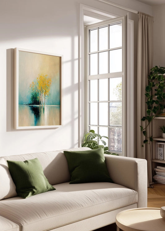 Cuadro Árbol de verano (impresionista)