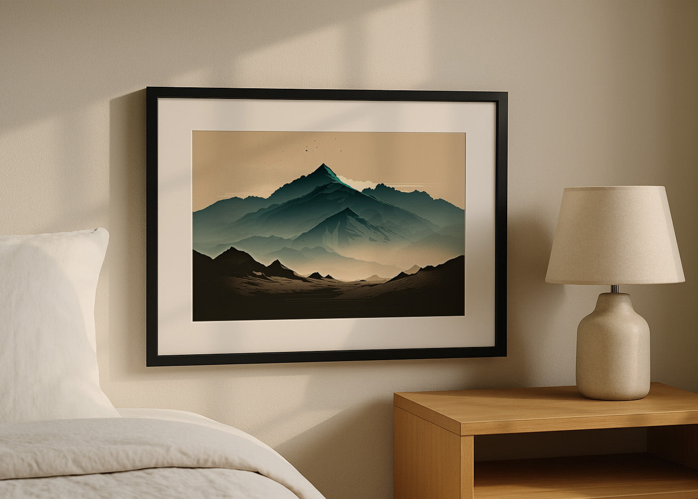 Cuadro Montañas pálidas