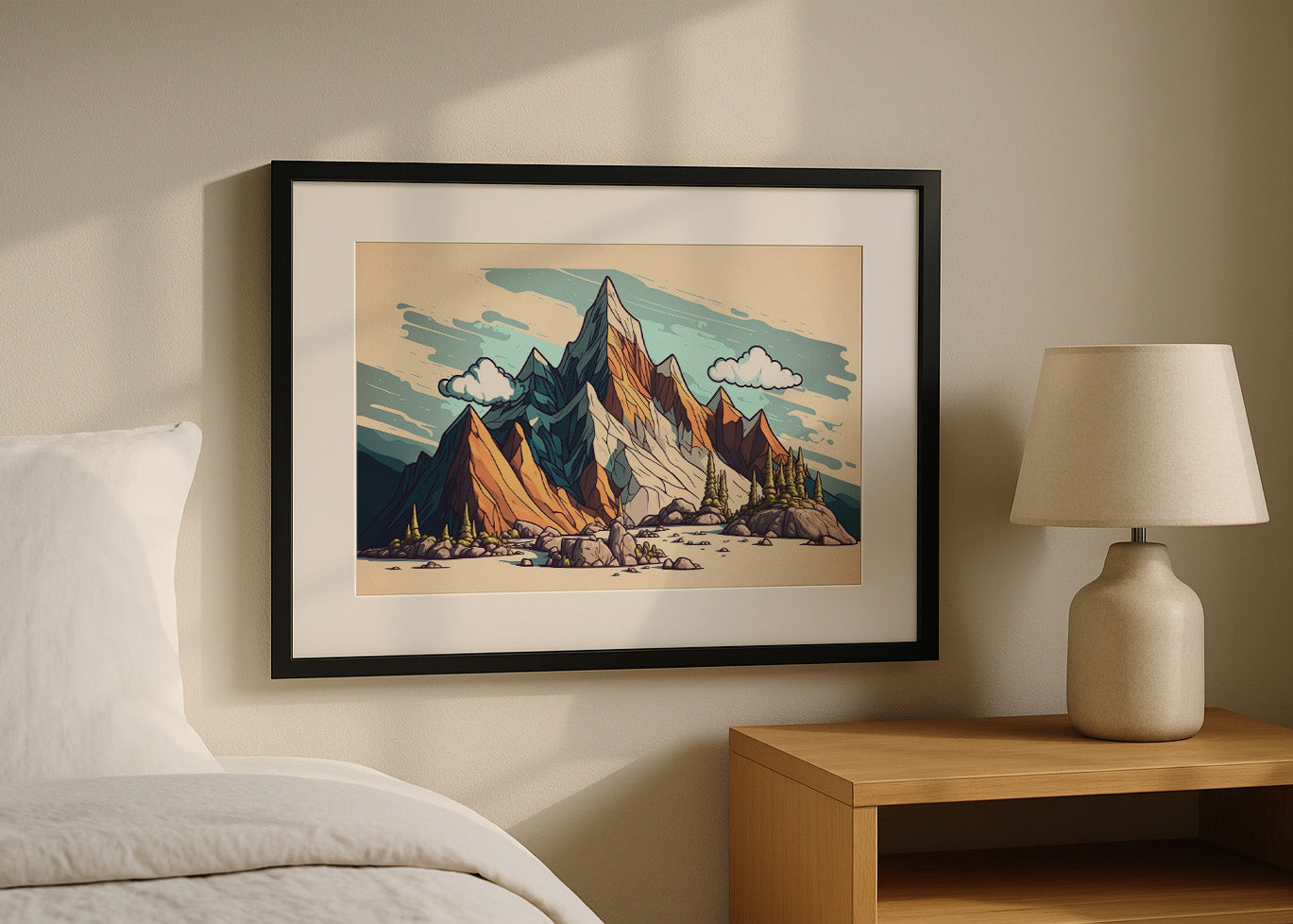 Cuadro Game mountains