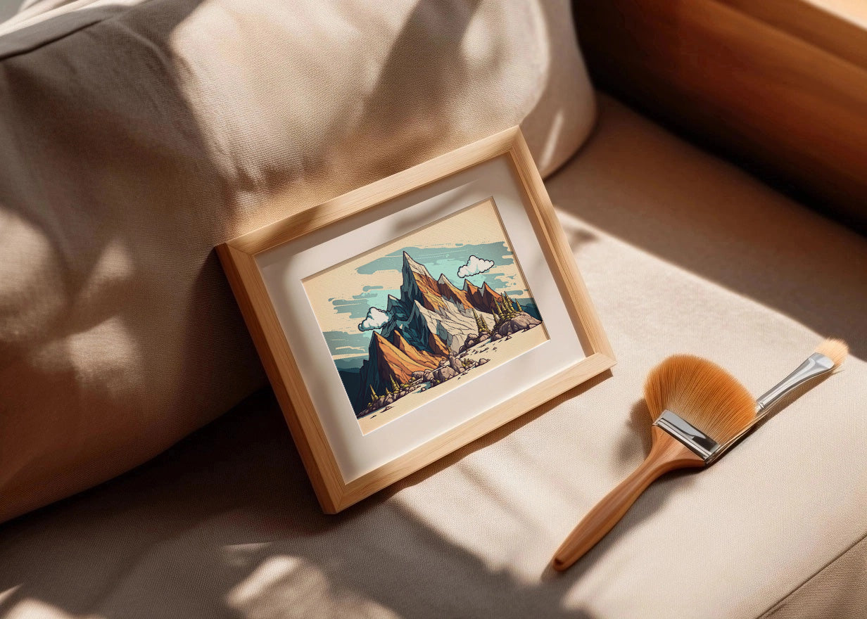 Cuadro Game mountains
