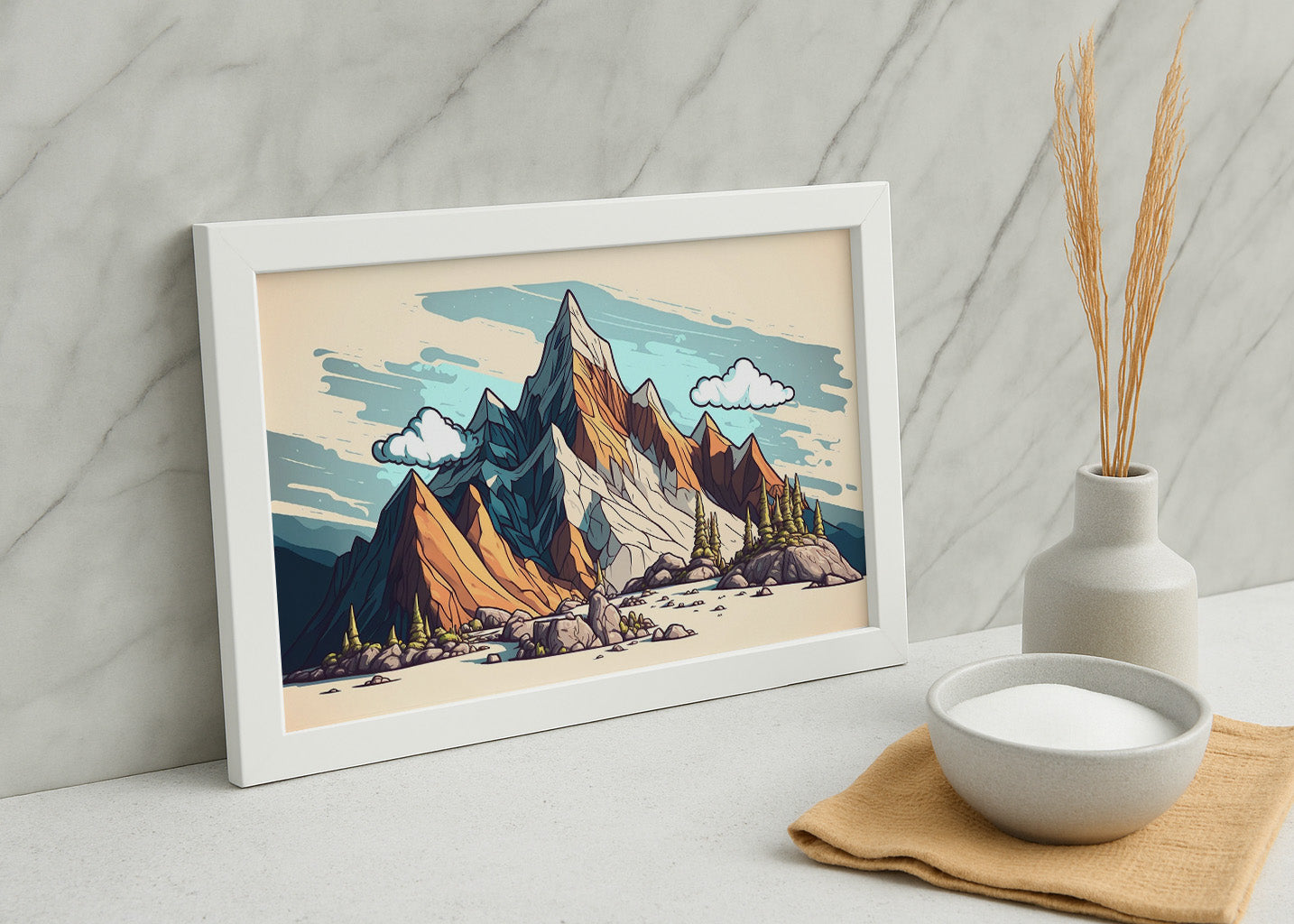 Cuadro Game mountains