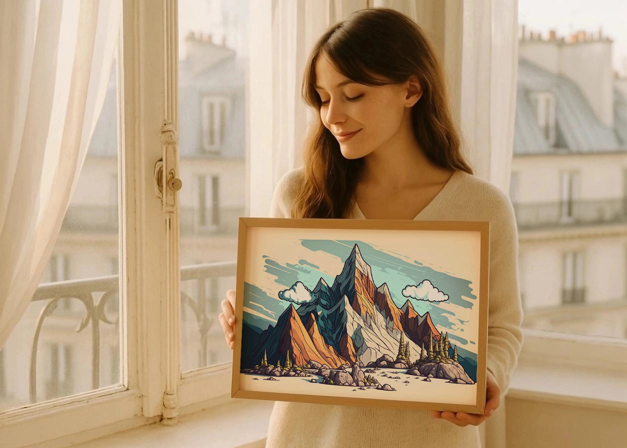 Cuadro Game mountains