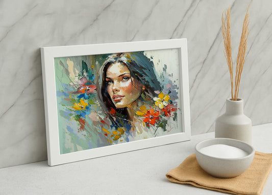 Cuadro Retrato de mujer bella