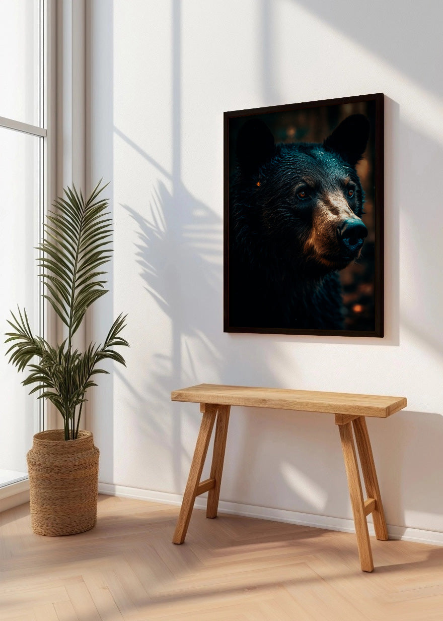 Cuadro Oso en primer plano