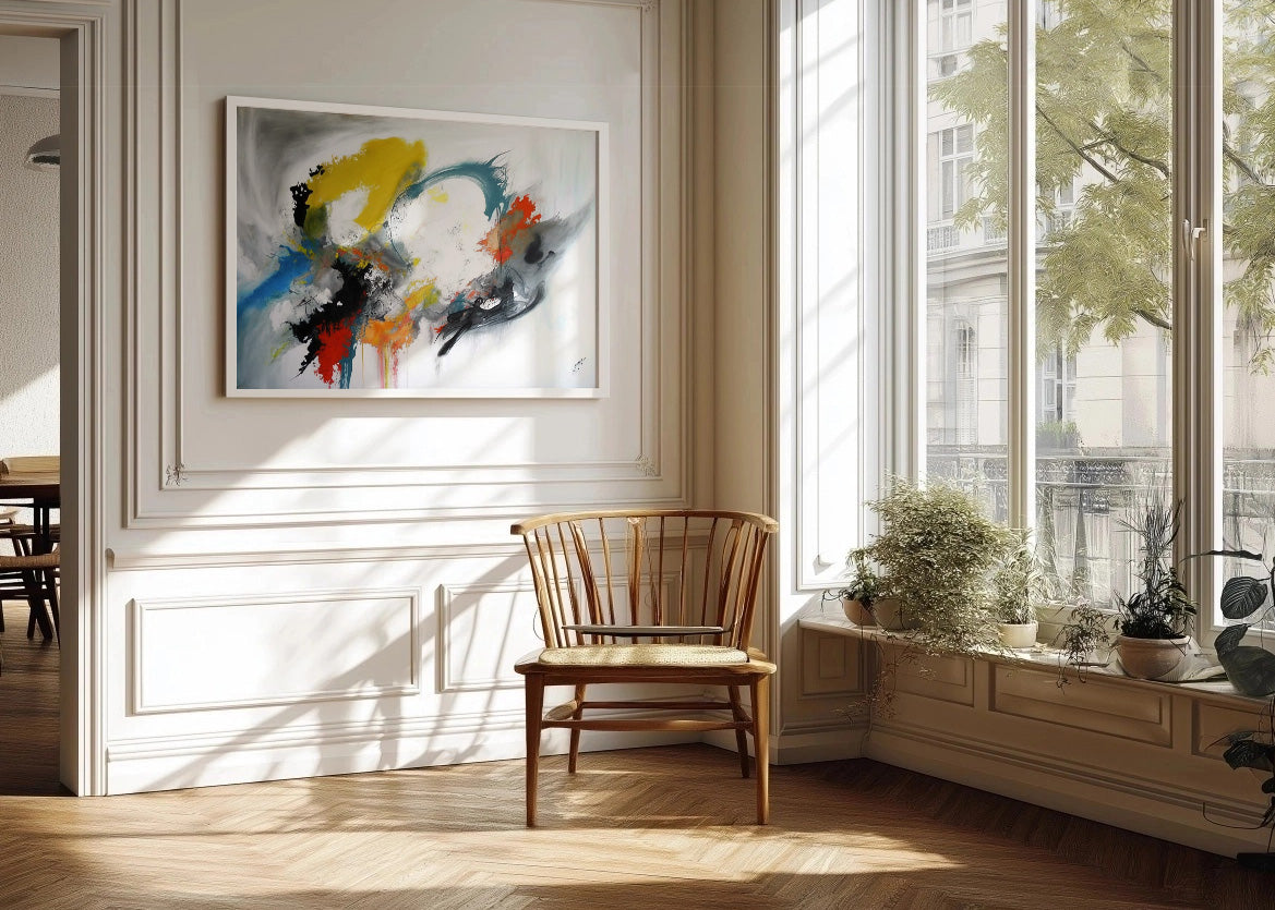 Cuadro Mezcla de colores abstractos