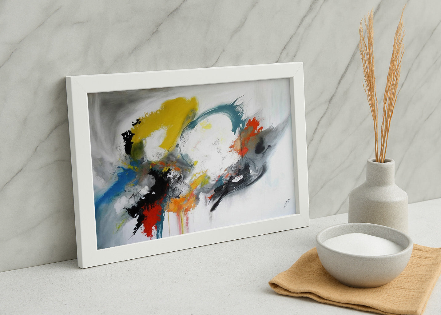 Cuadro Mezcla de colores abstractos