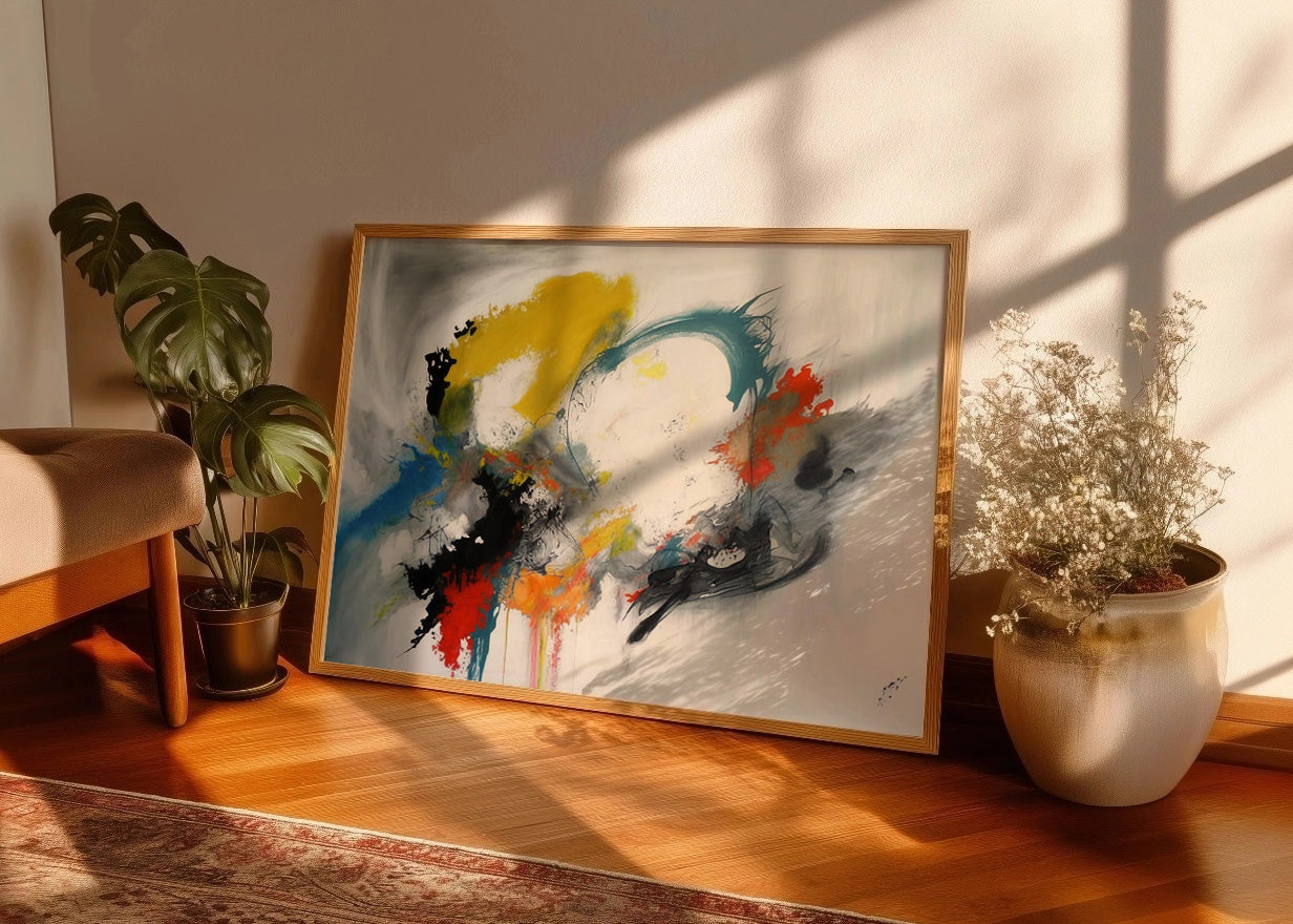 Cuadro Mezcla de colores abstractos