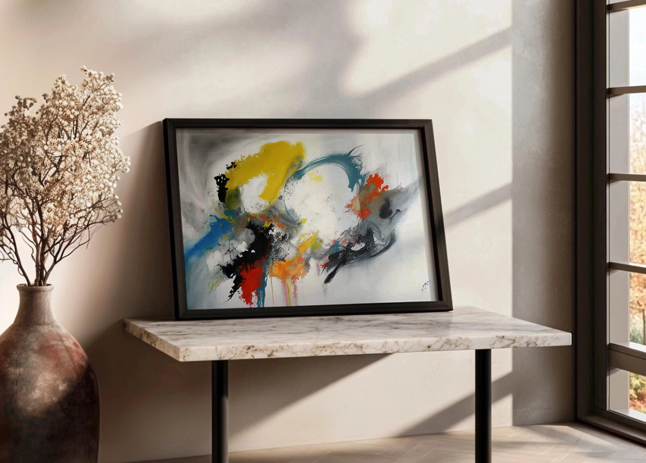 Cuadro Mezcla de colores abstractos