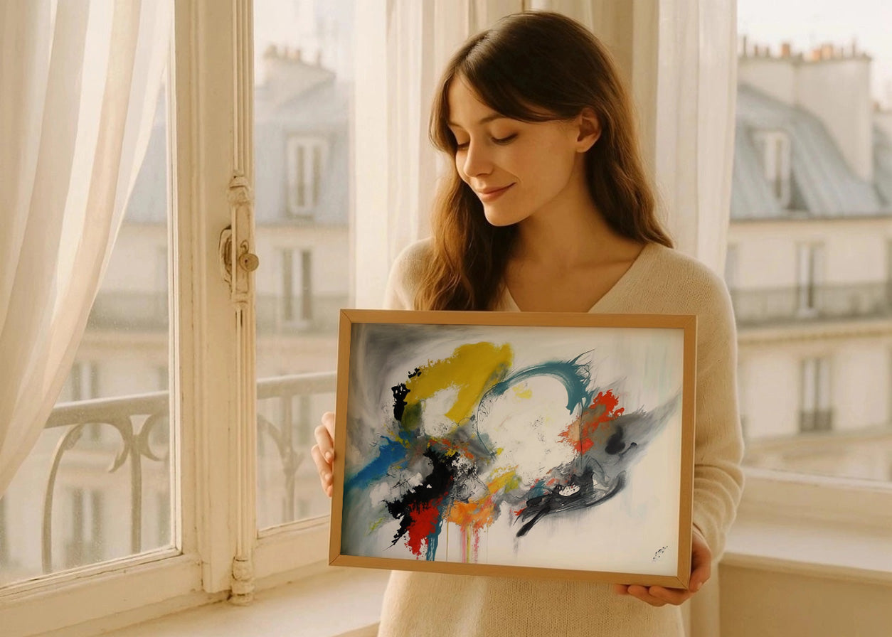 Cuadro Mezcla de colores abstractos