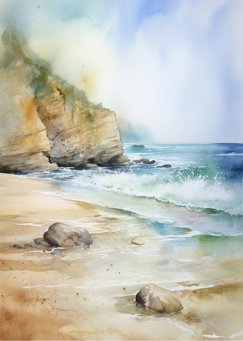 Cuadro Pintura de la playa