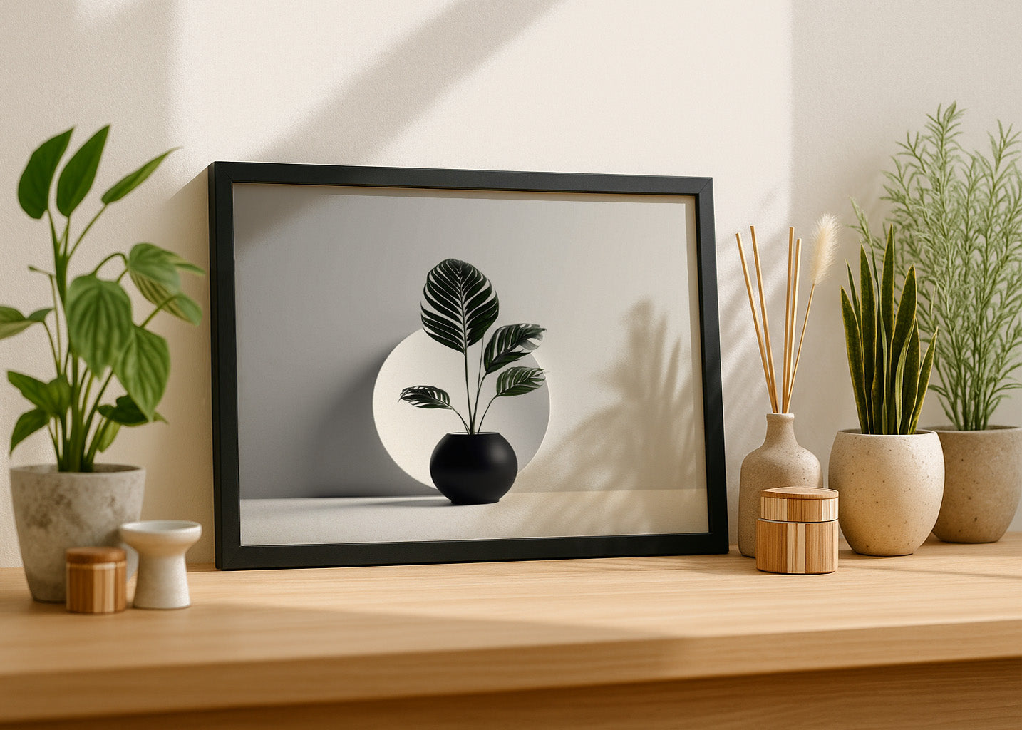 Cuadro Plant (B&W)