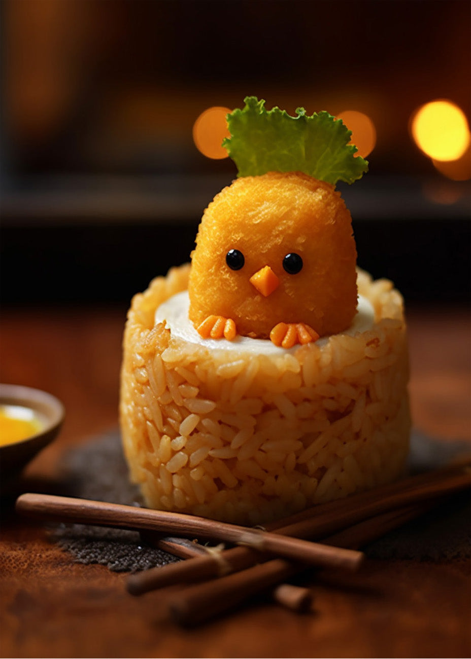 Cuadro Pollito de arroz