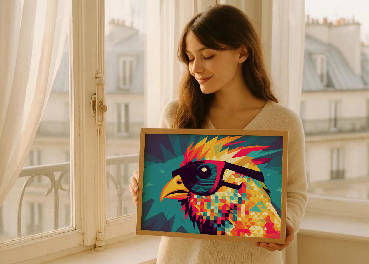 Cuadro Gallina vacilona