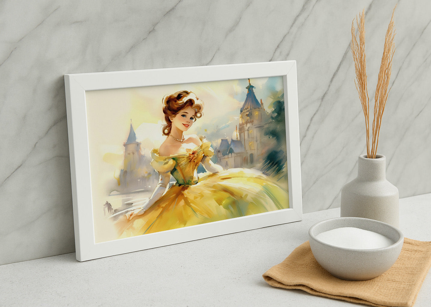 Cuadro Princesa por los castillos