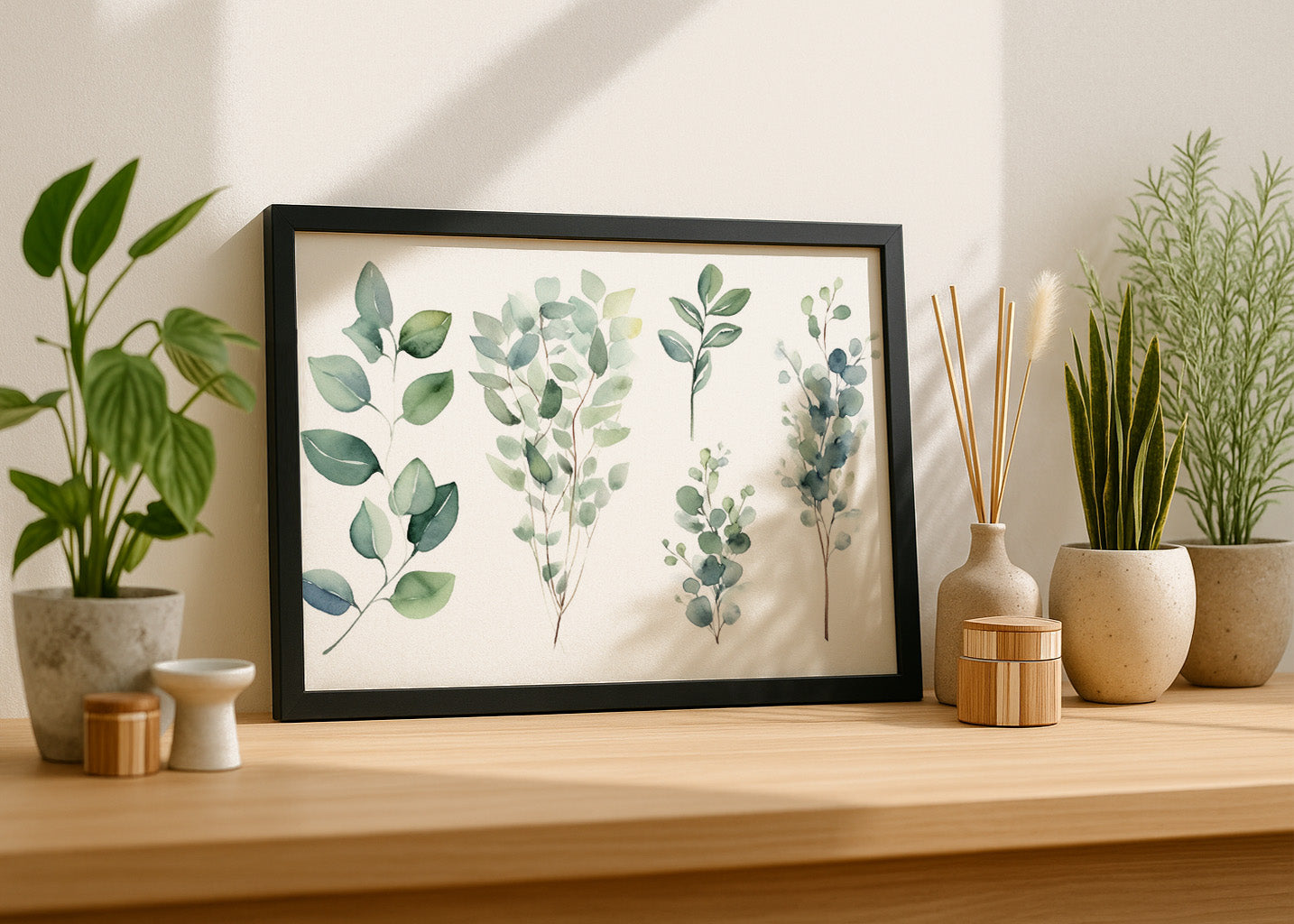 Cuadro Ramas minimalistas