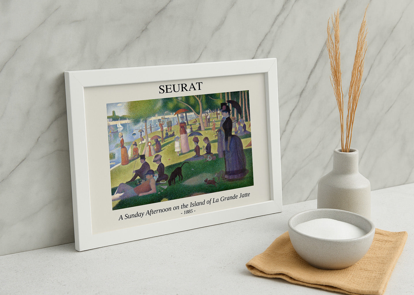 Ein Sonntagnachmittag auf der Insel La Grande Jatte (Seurat)