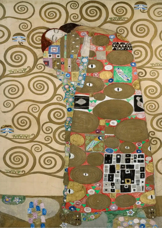 Cuadro Abrazo - Friso de Stoclet (Gustav Klimt)