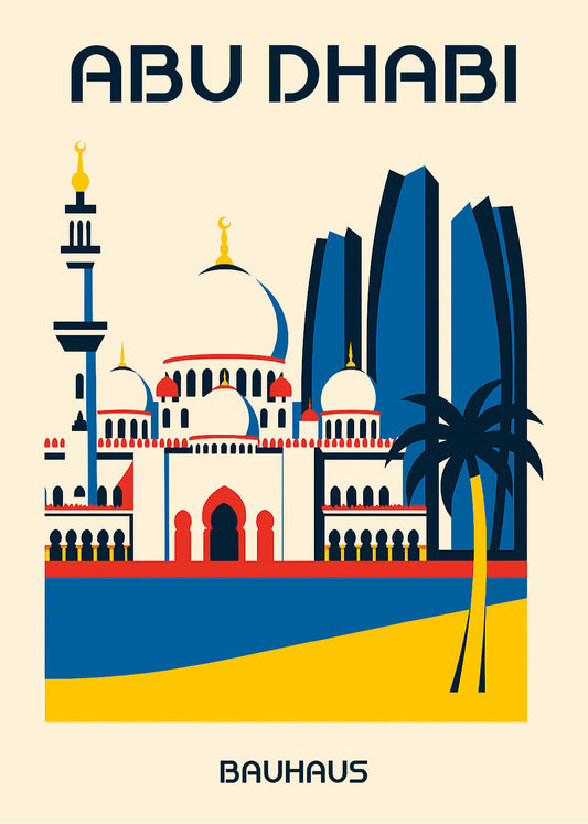 Cuadro Abu Dhabi Poster Bauhaus