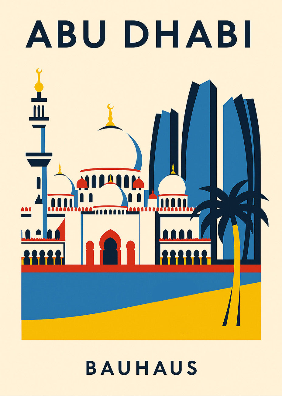 Cuadro Abu Dhabi Poster Bauhaus