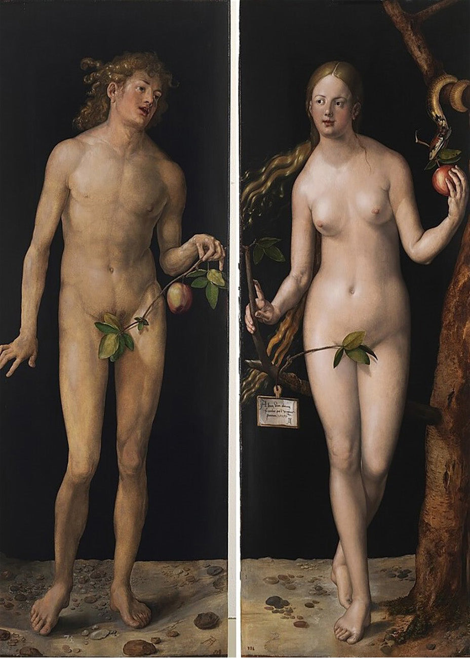 Cuadro ​Adán y Eva (Alberto Durero)