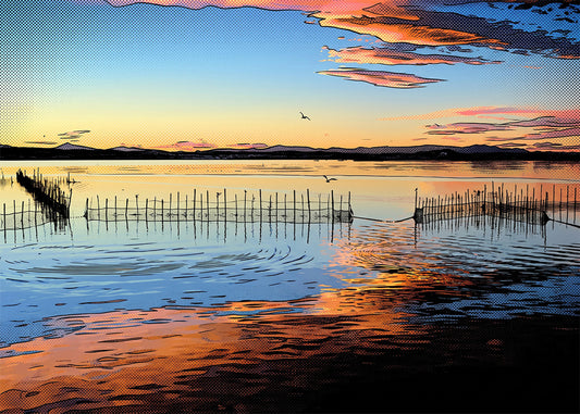 Cuadro Albufera de Valencia - Cómic