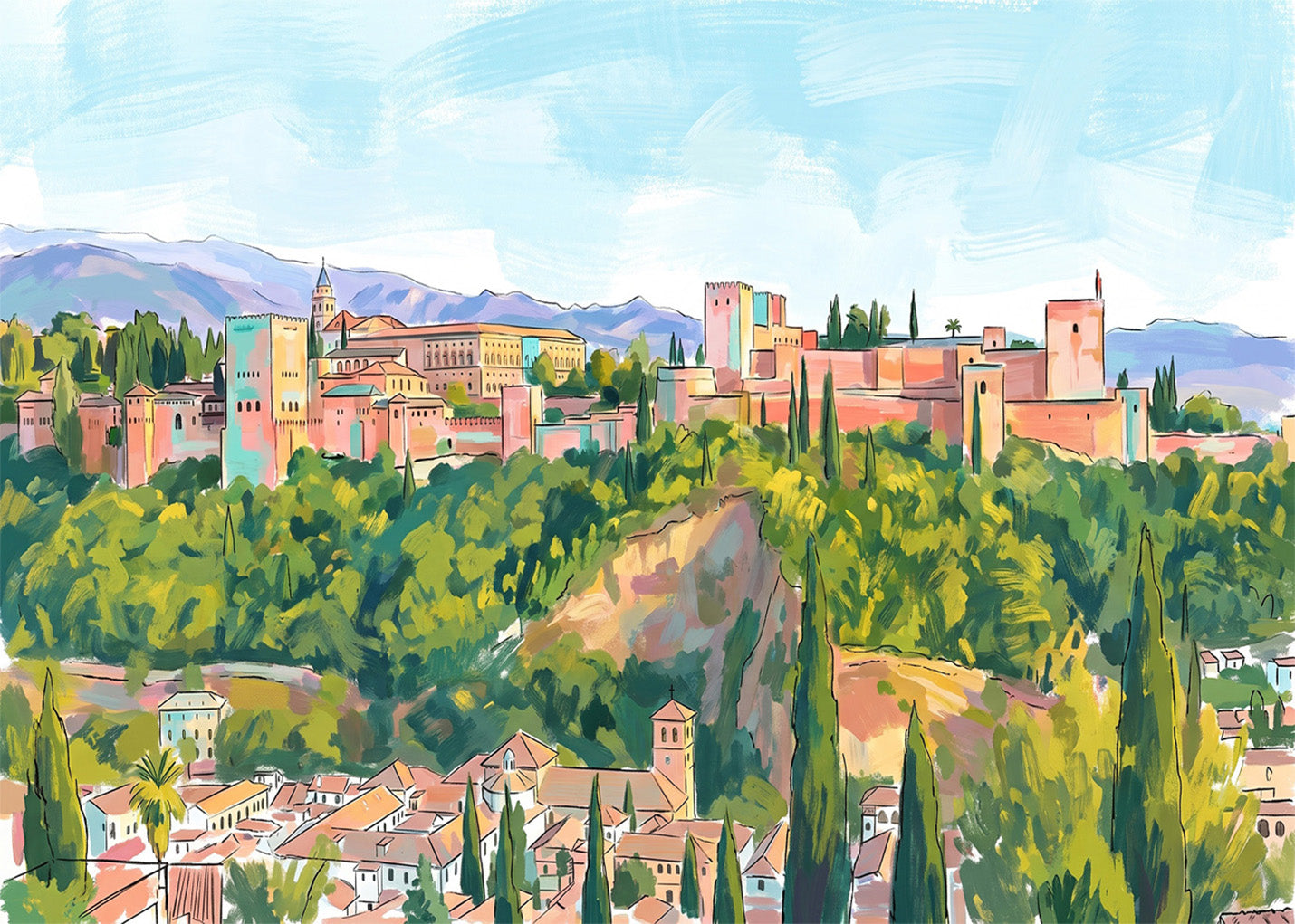 Cuadro Alhambra de Granada - Soft