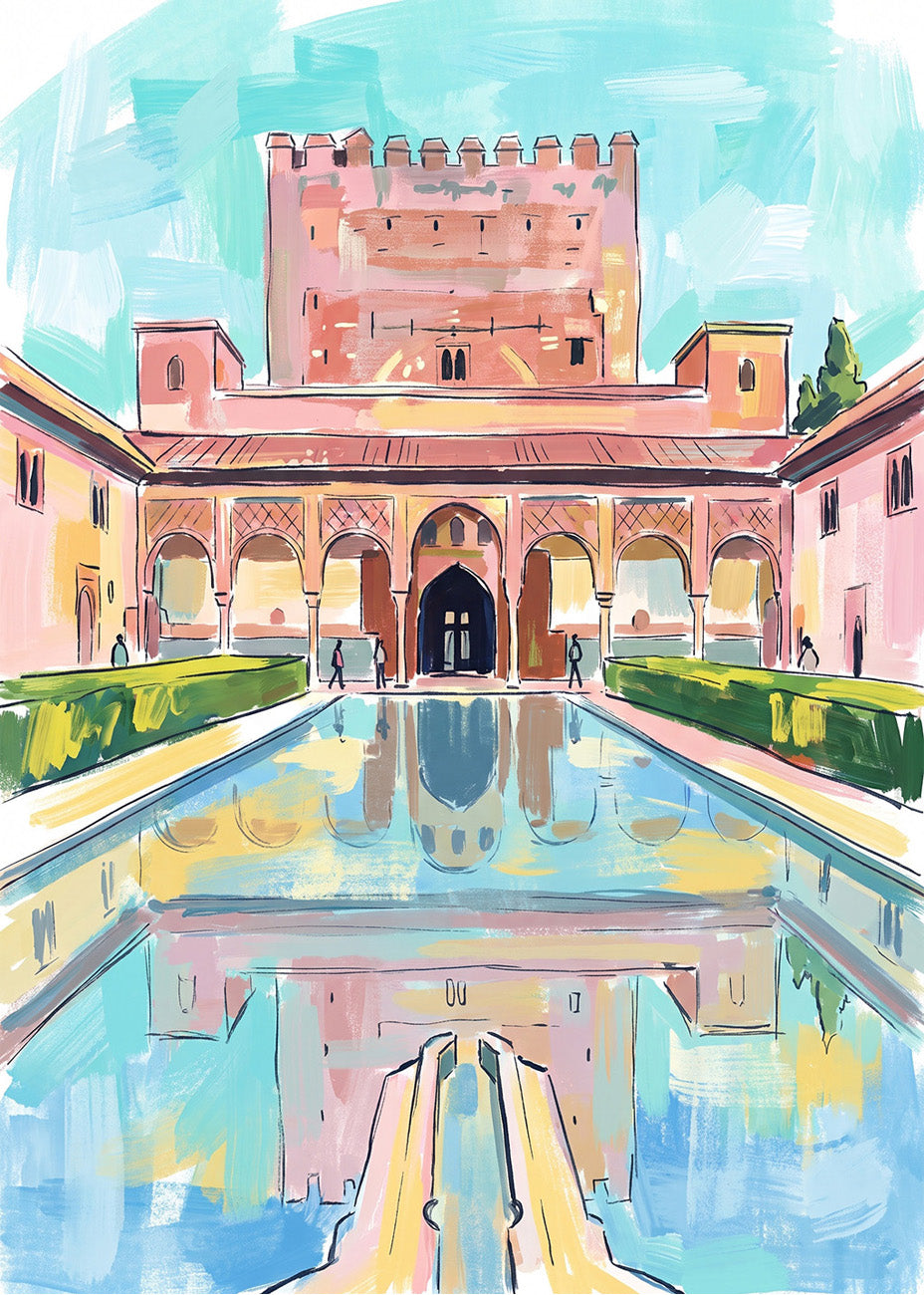 Cuadro Alhambra interior - Soft