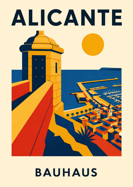 Alicante Poster Bauhaus
