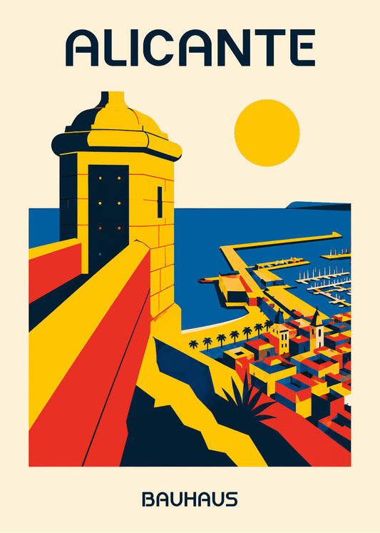 Poster Alicante Bauhaus
