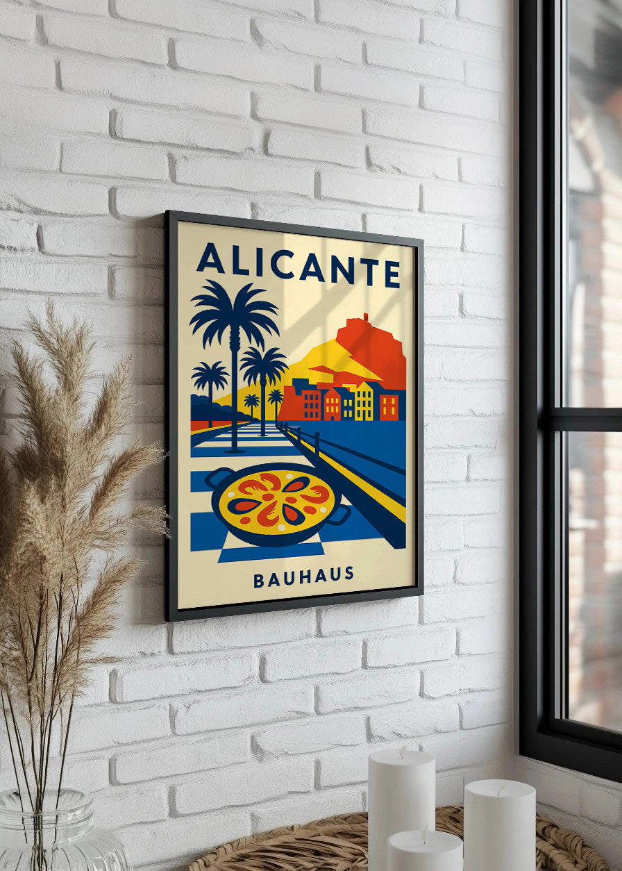 Cuadro Alicante Poster Bauhaus