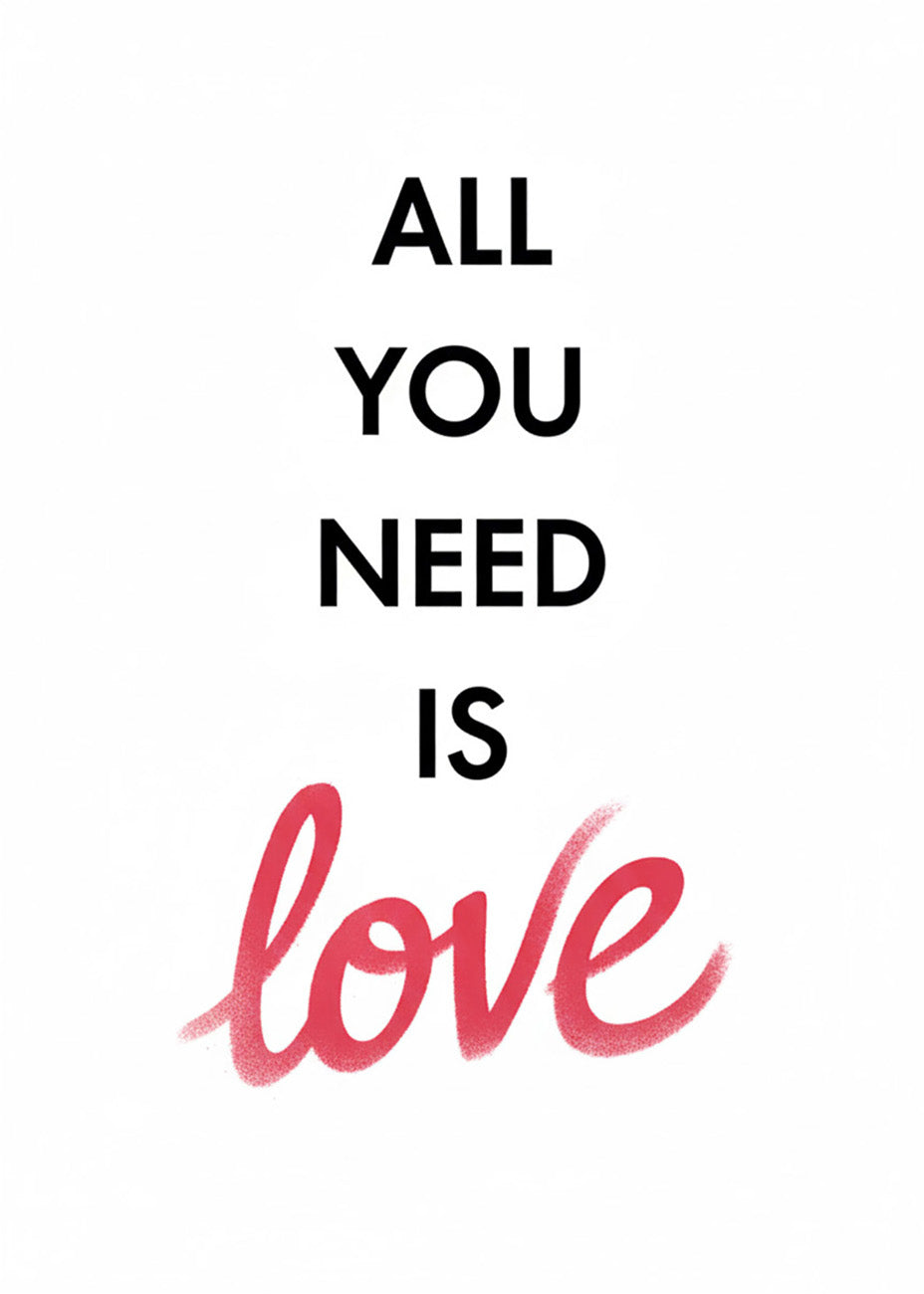 Cuadro All you need is love