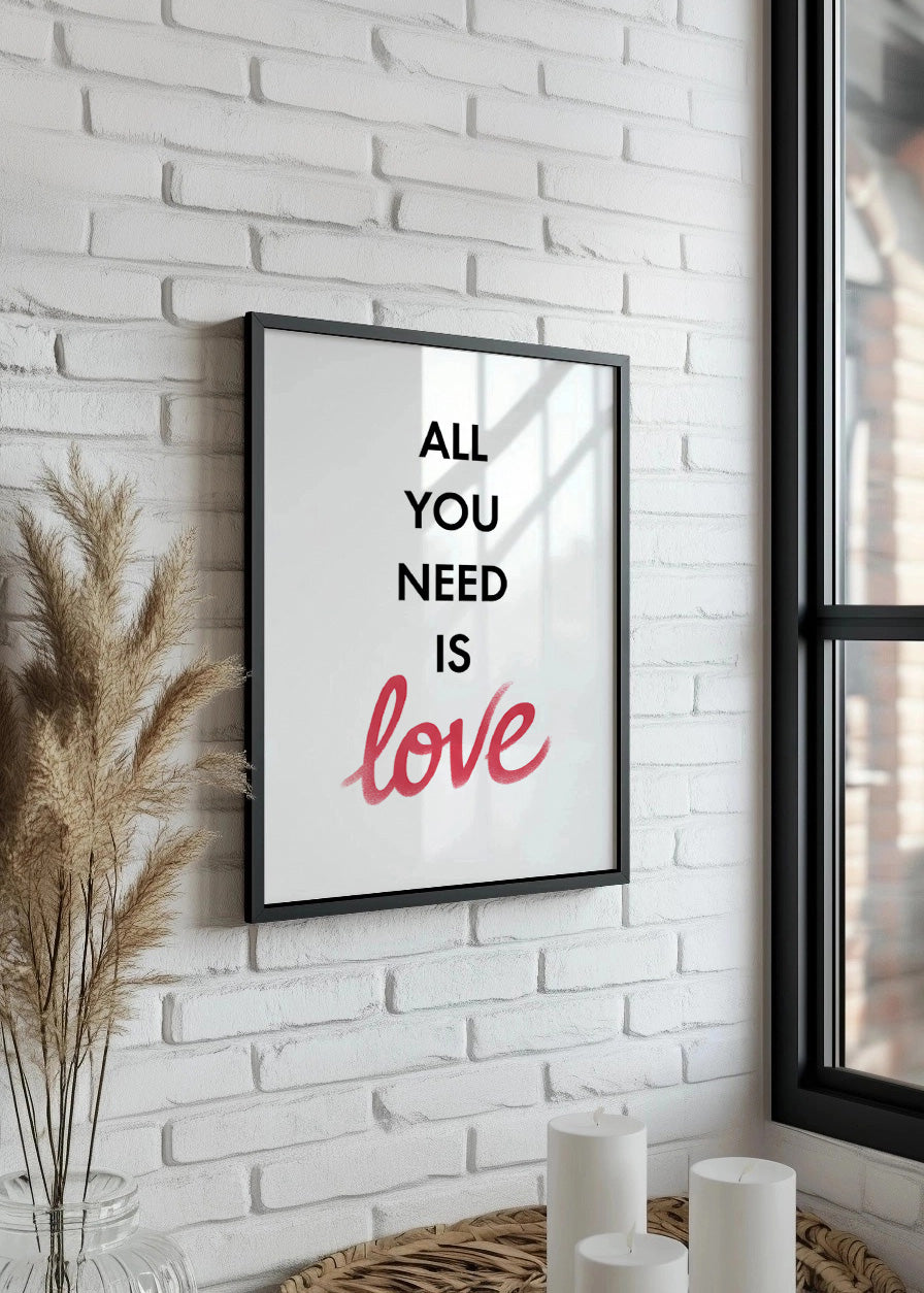 Cuadro All you need is love