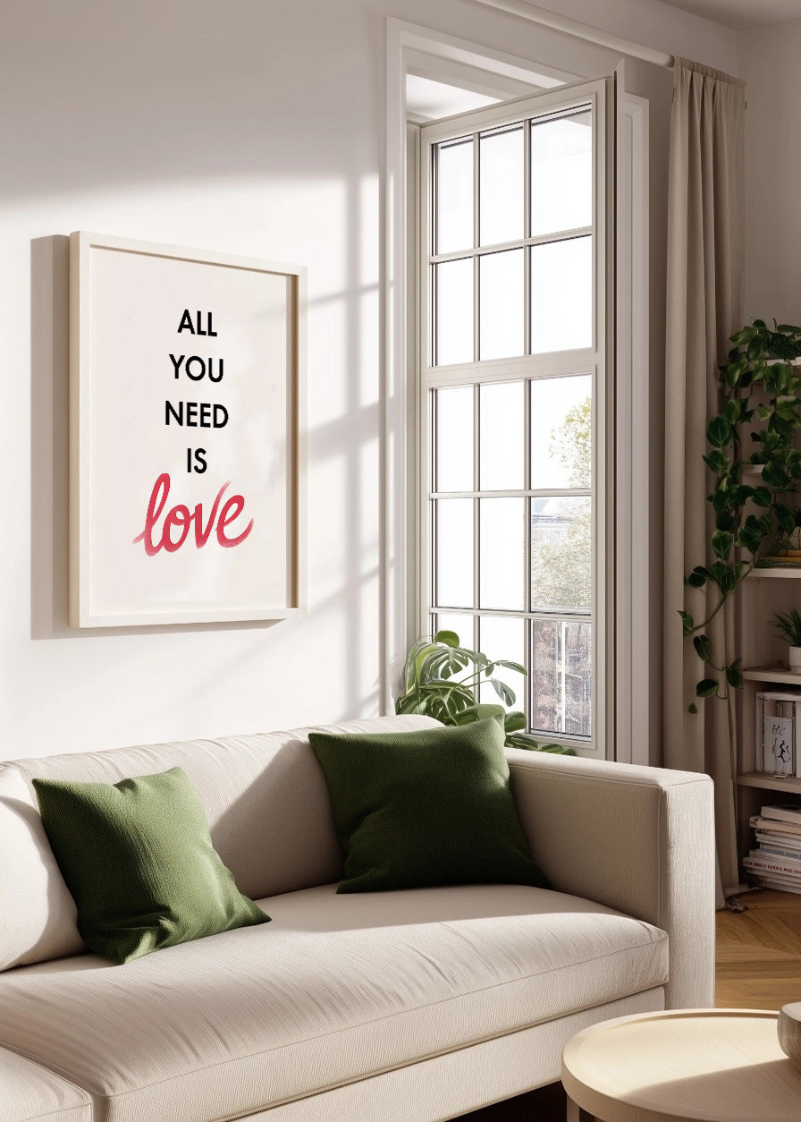 Cuadro All you need is love