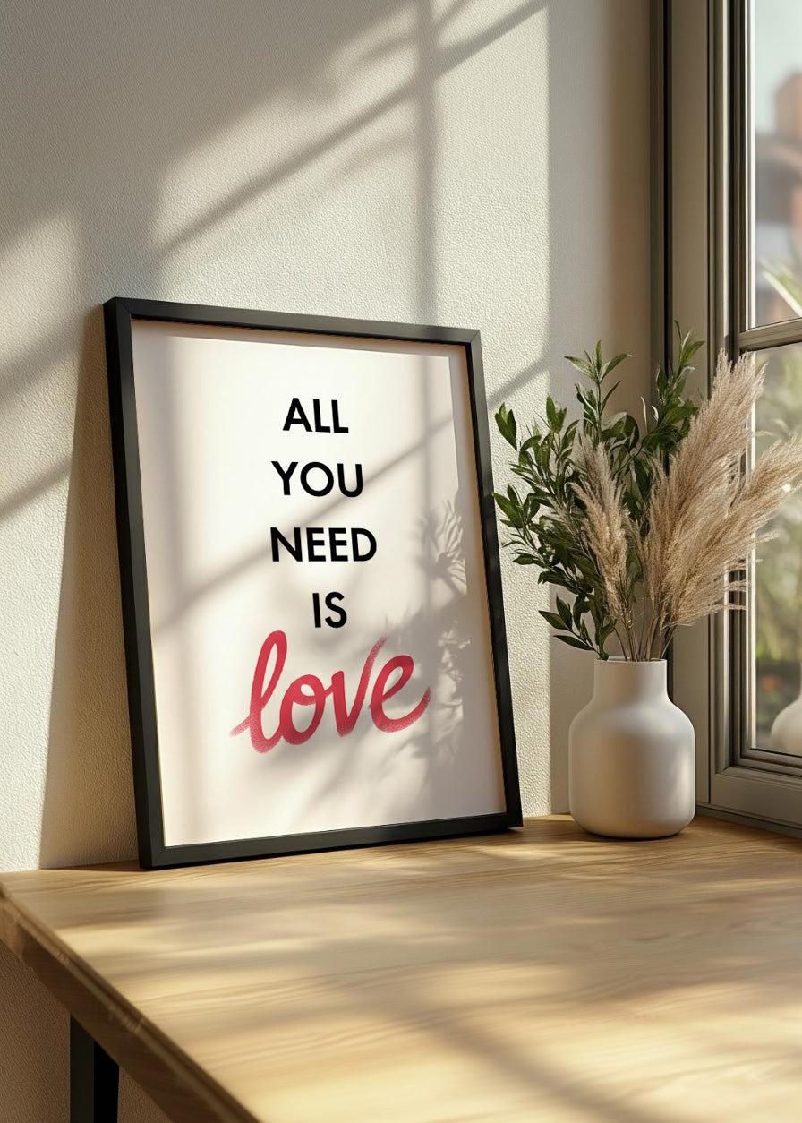 Cuadro All you need is love