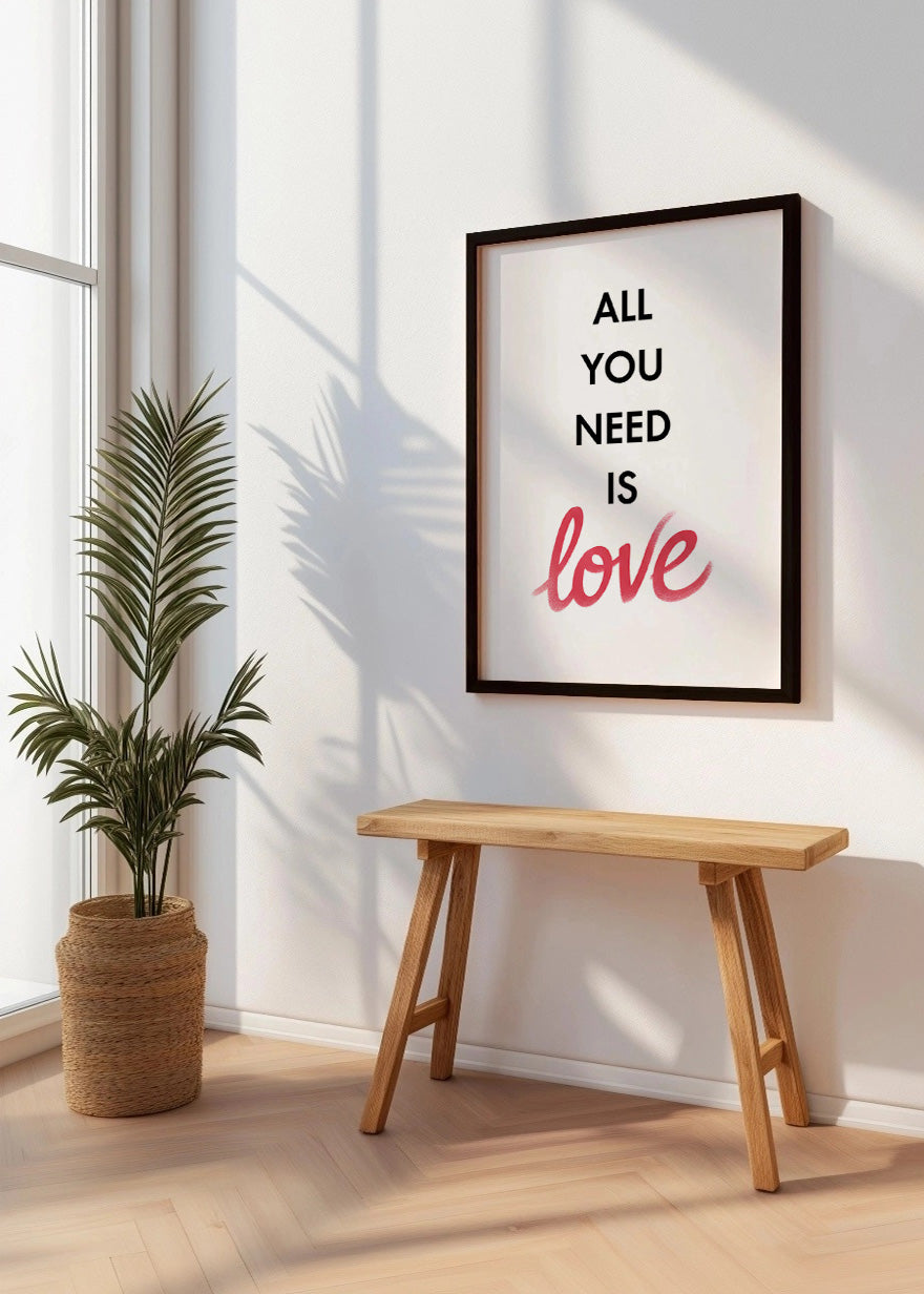 Cuadro All you need is love